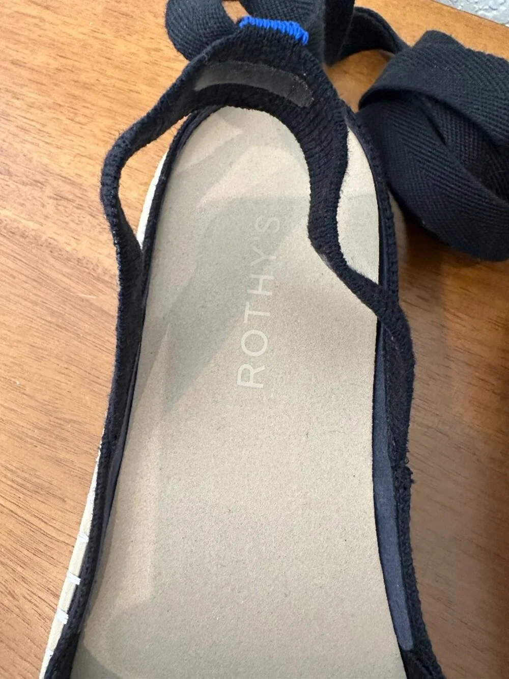 Rothy's The D'Orsay Espadrille, never worn -- 10, black